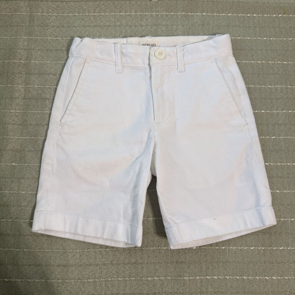Crewcuts Boys White Shorts Size 5 Great Condition